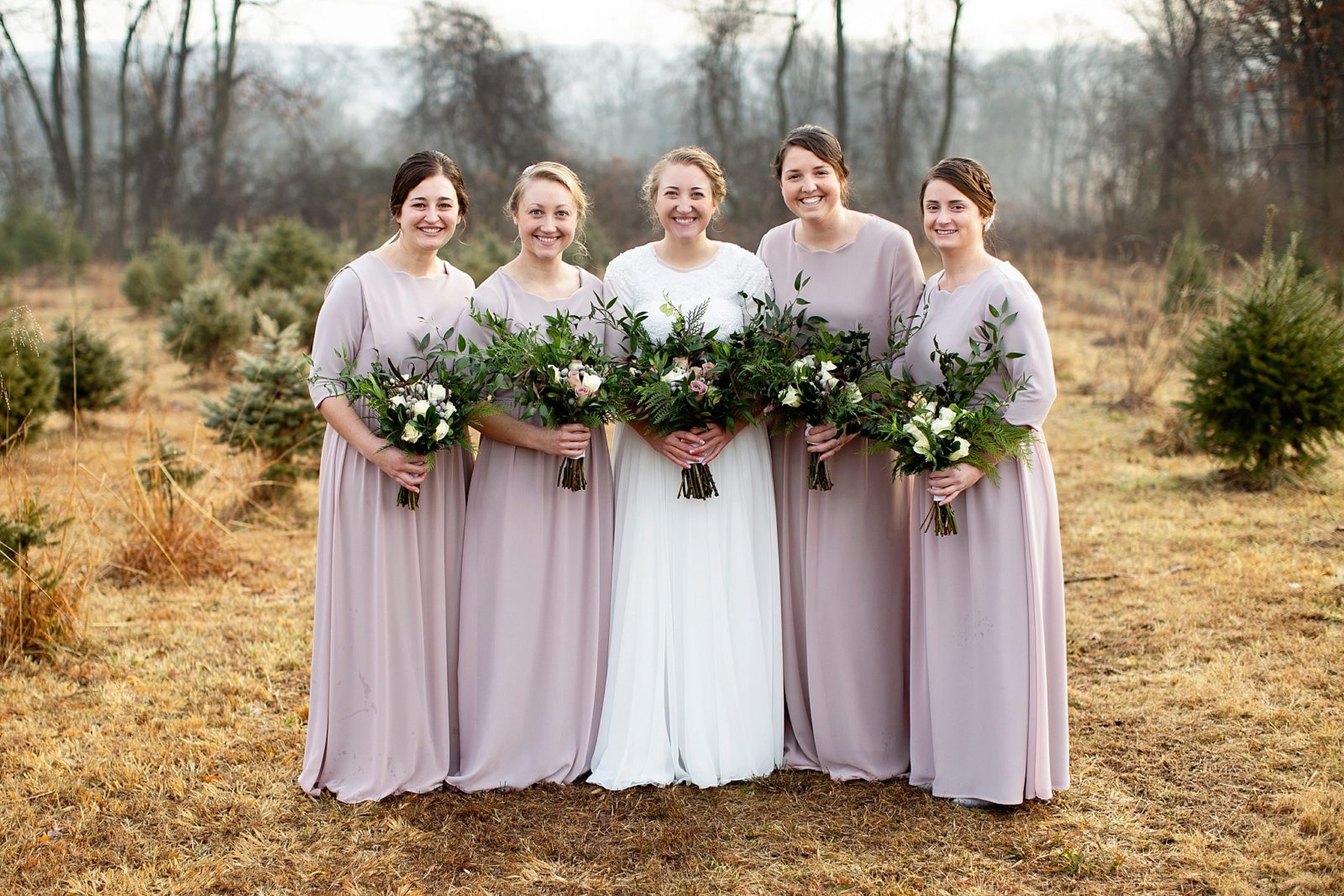 LANCASTER CHRISTMAS TREE FARM WEDDING KARISSA + TYLER Janae Rose