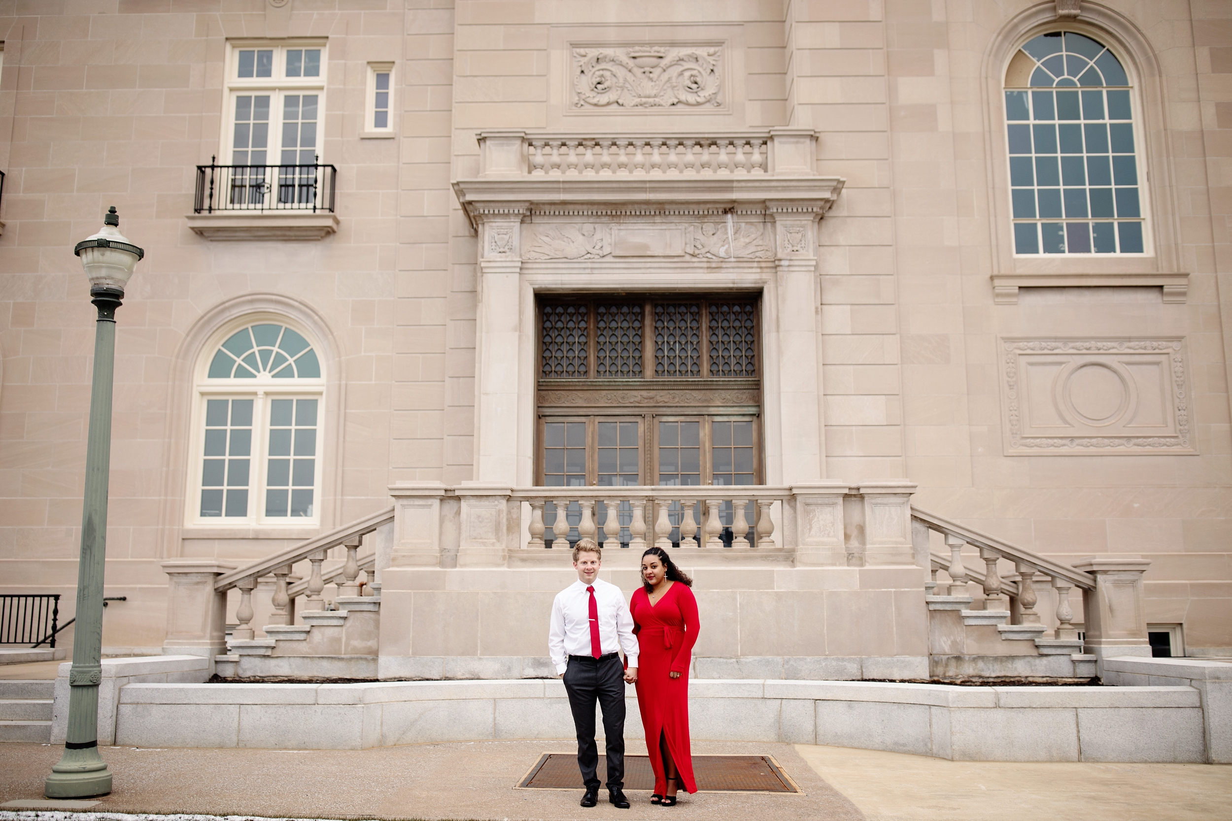 Hershey PA Theatre Romantic and Bold Engagement Photo Session captured by Hershey, PA photographers Janae Rose Photography