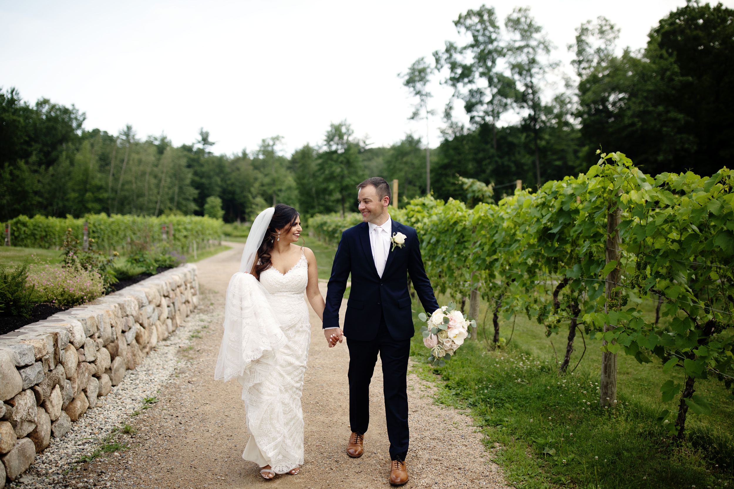 Zorvino Vineyards Wedding, Sandown New Hampshire Wedding, New England Destination Winery Wedding captured by East Coast Wedding Photographers Janae Rose Photography