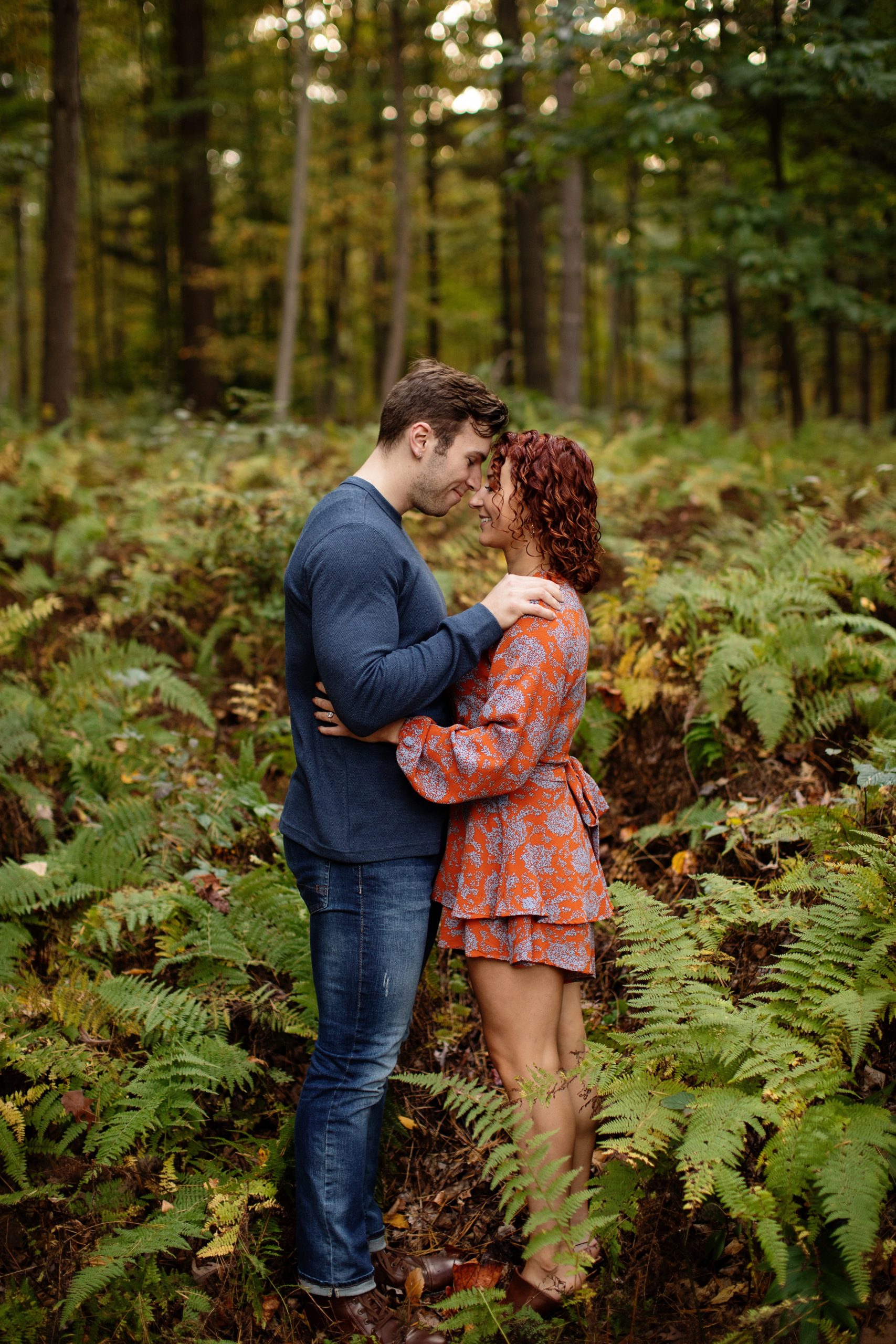 Nolde Forest Engagement Photos-Lancaster Wedding and Engagement Photographer