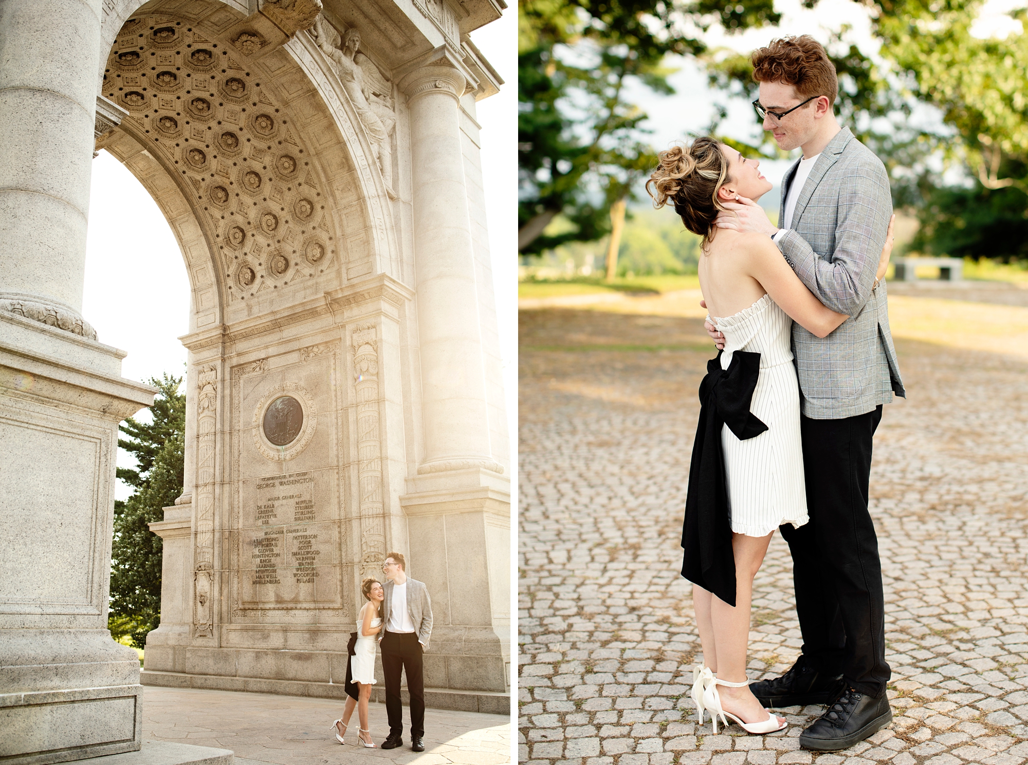 Valley Forge Park Engagement Photos-Philadelphia + Bucks County Pa Wedding and Engagement Photographer-Timeless Summer Engagement Photos in Valley Forge Park