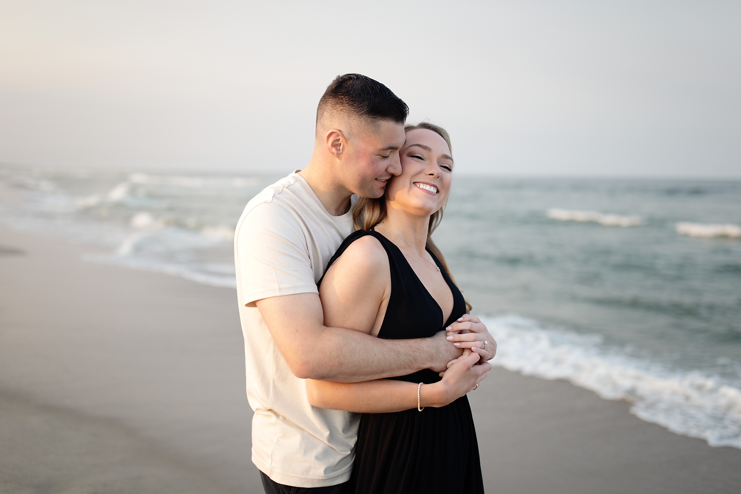 Cape May New Jersey Organic Romantic Spring Engagement Photos at the Beach, Cape May, NJ Wedding and Engagement Photographer